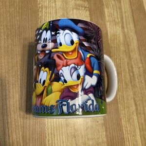 Jerry Leigh Disney Florida Mug! Mickey, Minnie, Donald Duck Goofy & Friends